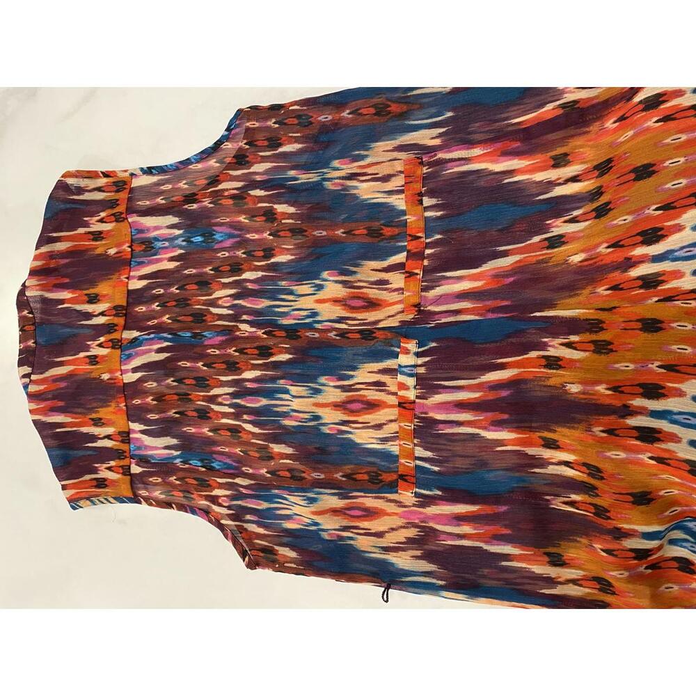 Sheer indie boho festival sleeveless chiffon romper - Picture 8 of 8